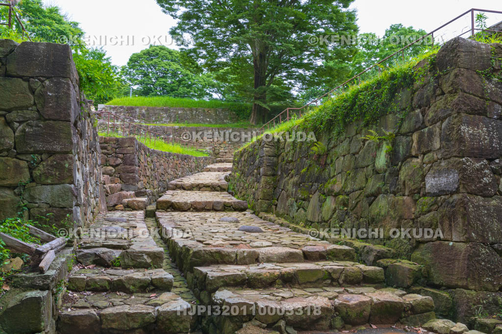 群馬県　金山城跡　大手虎口