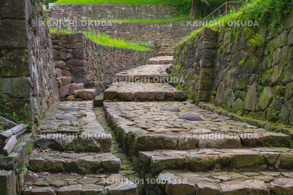 群馬県　金山城跡　大手虎口