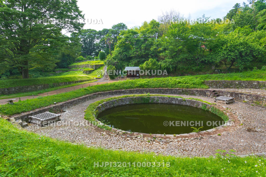 群馬県　金山城跡　日ノ池