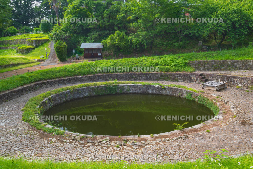 群馬県　金山城跡　日ノ池