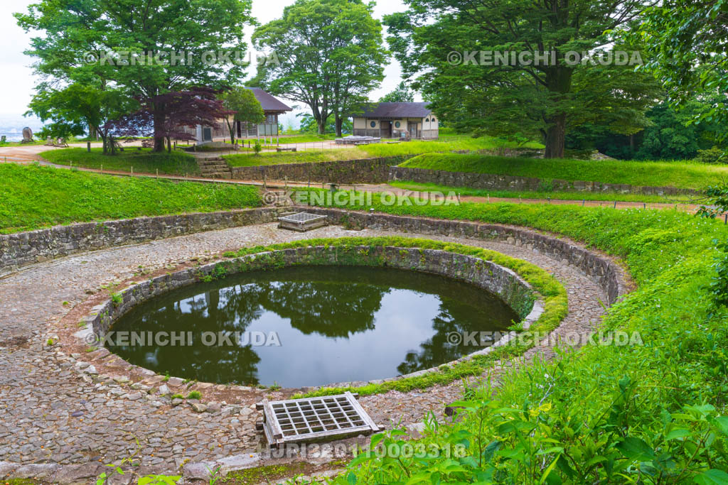 群馬県　金山城跡　日ノ池