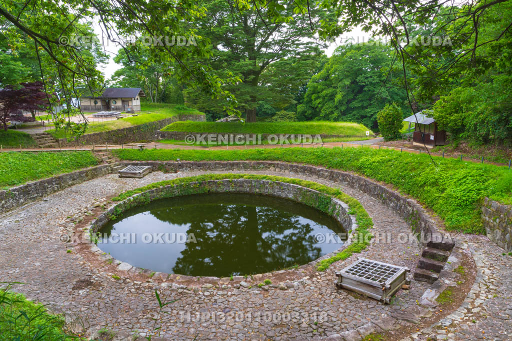 群馬県　金山城跡　日ノ池