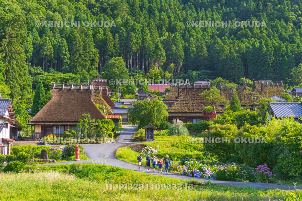 京都府　かやぶきの里