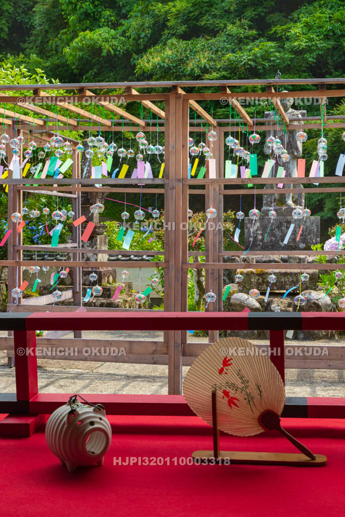 京都府 綾部 東光院 綾部あじさい風鈴祭り