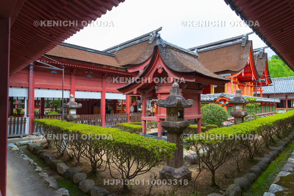 愛媛県　道後温泉街　伊佐爾波神社
