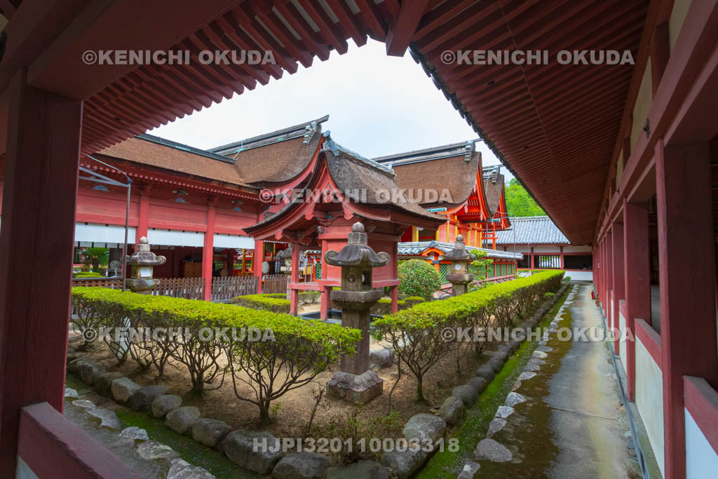 愛媛県　道後温泉街　伊佐爾波神社