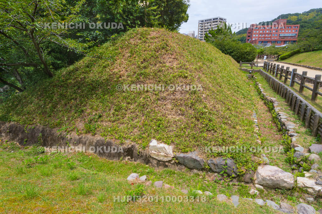 愛媛県　湯築城　遮蔽土塁