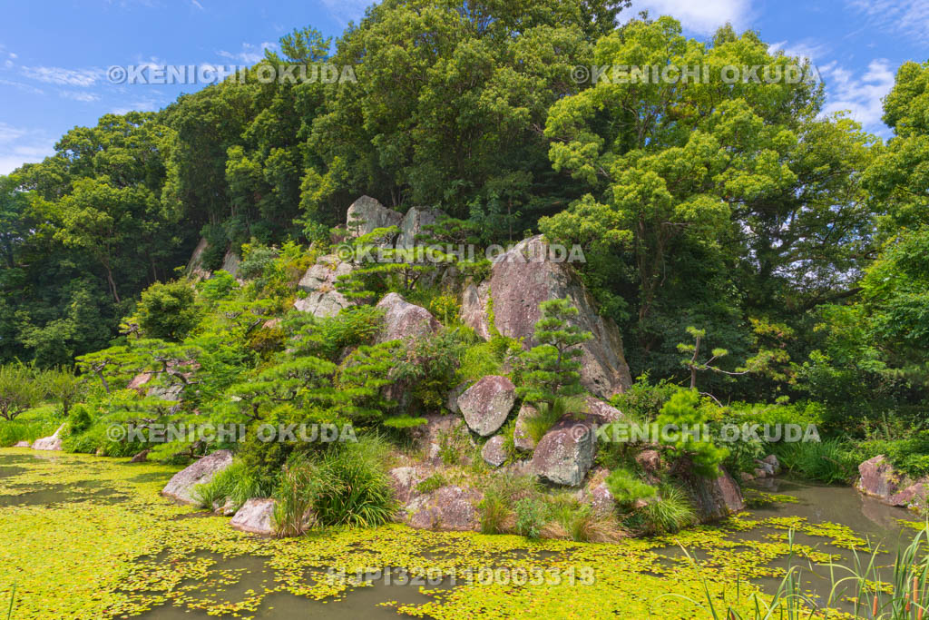 愛媛県　湯築城　内堀