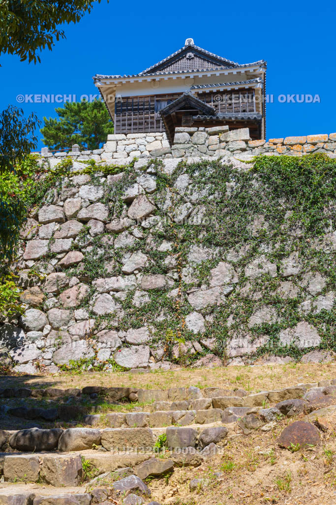 愛媛県　松山城　戸無門と筒井門