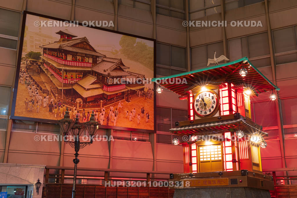 愛媛県　道後温泉　坊っちゃんカラクリ時計