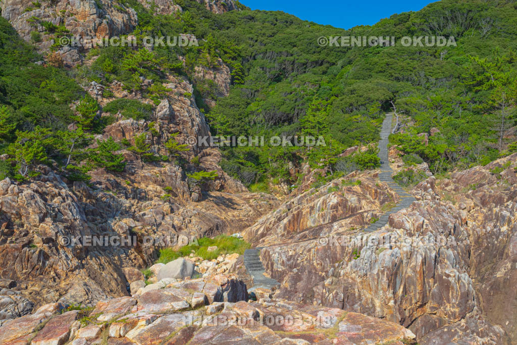 高知県　臼碆（うすばえ）の竜宮神社参道