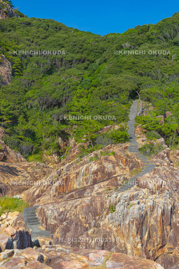 高知県　臼碆（うすばえ）の竜宮神社参道
