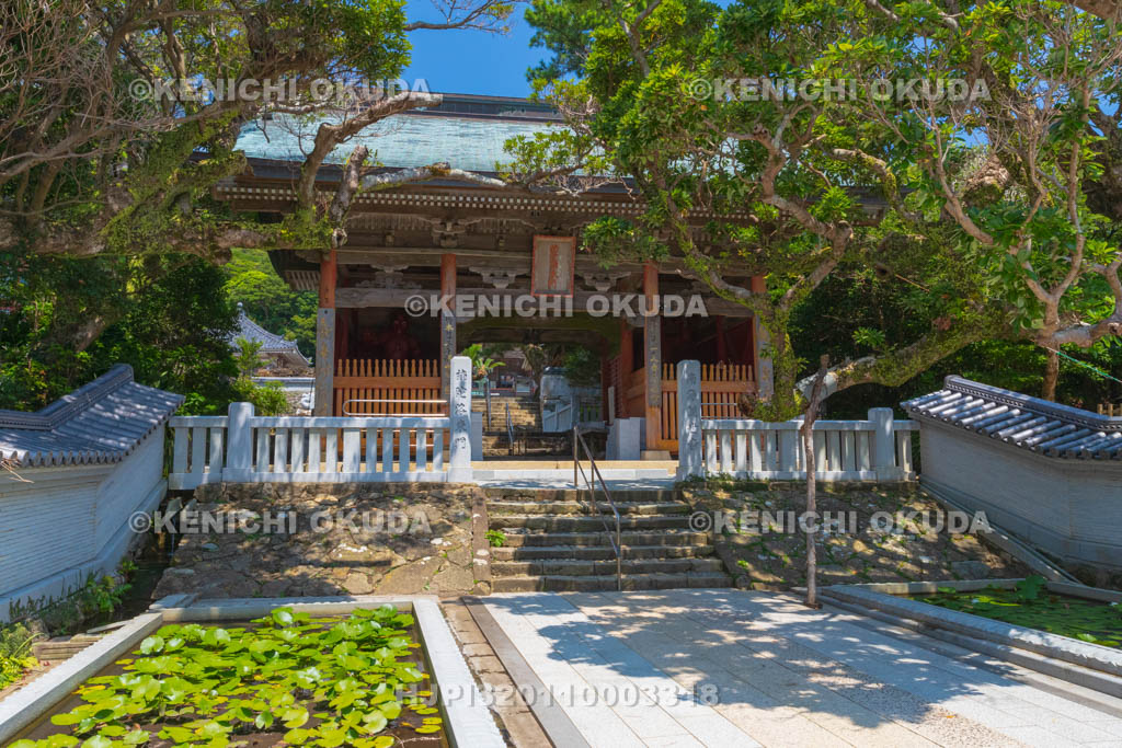 高知県　足摺岬　金剛福寺　山門