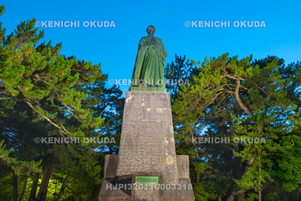 高知県　桂浜　坂本龍馬像