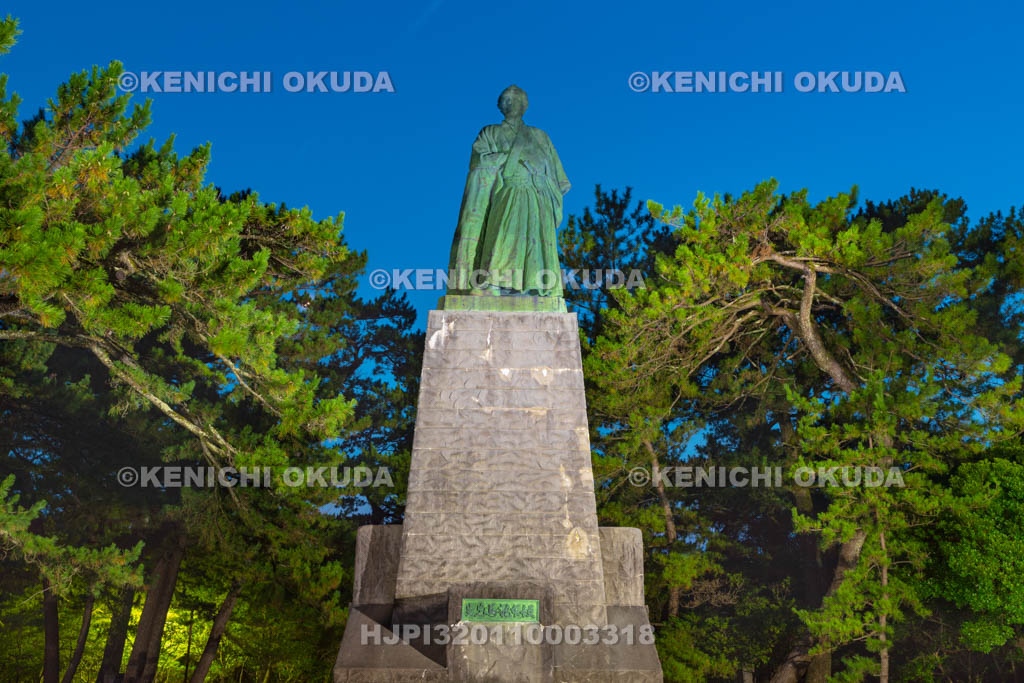 高知県　桂浜　坂本龍馬像