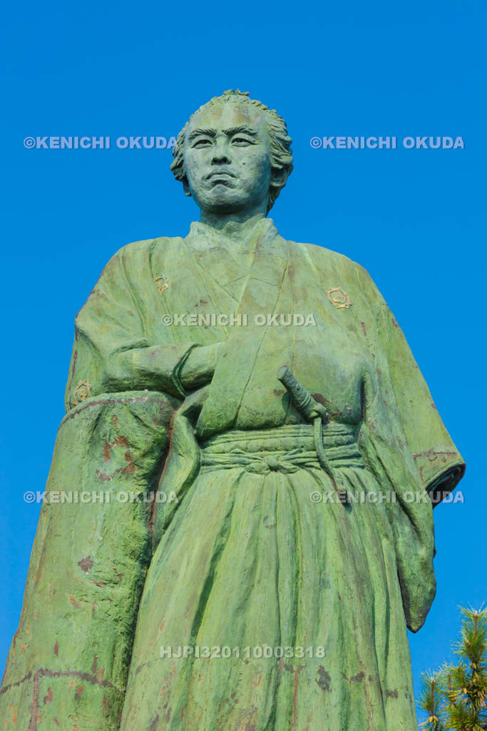 高知県　桂浜　坂本龍馬像