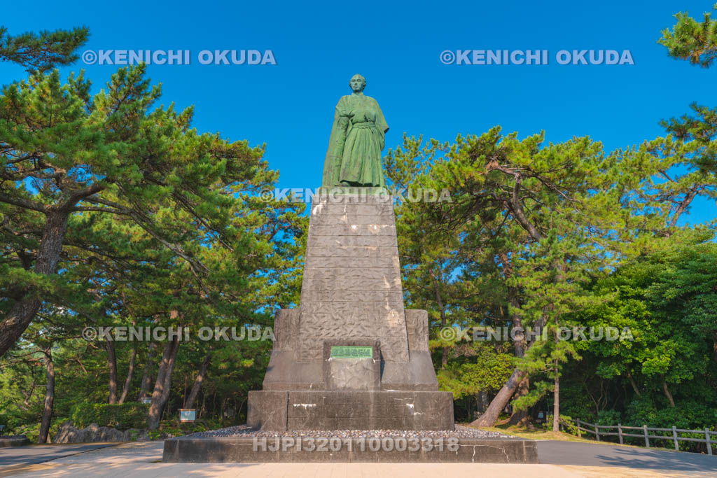 高知県　桂浜　坂本龍馬像