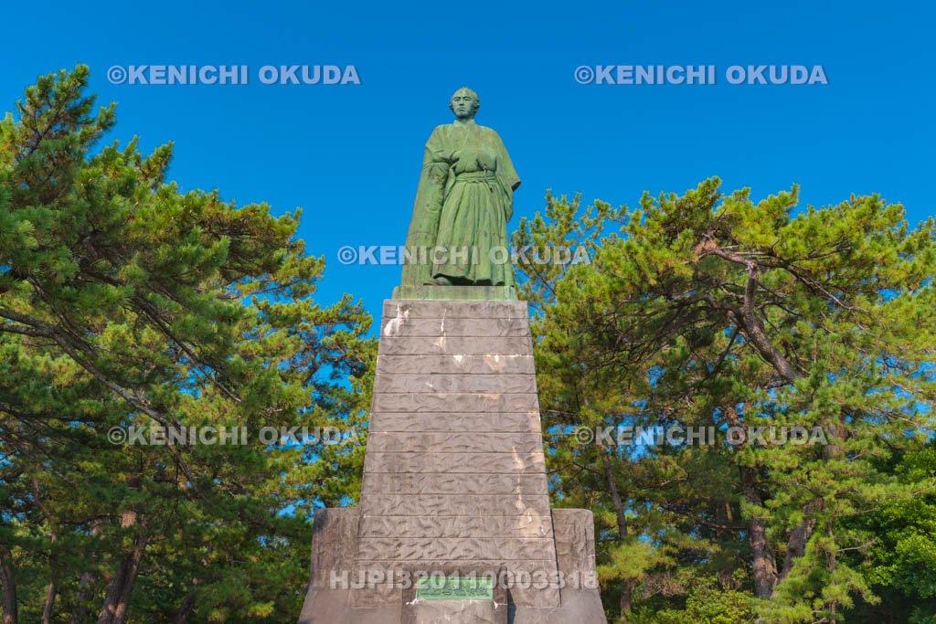 高知県　桂浜　坂本龍馬像