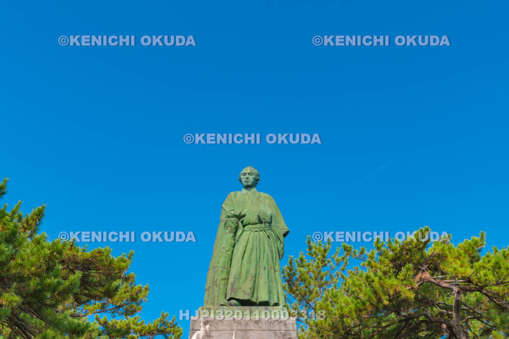 高知県　桂浜　坂本龍馬像