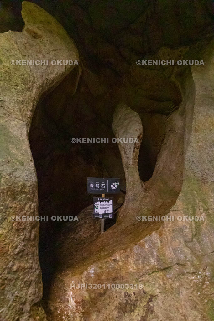 高知県　龍河洞　青龍石