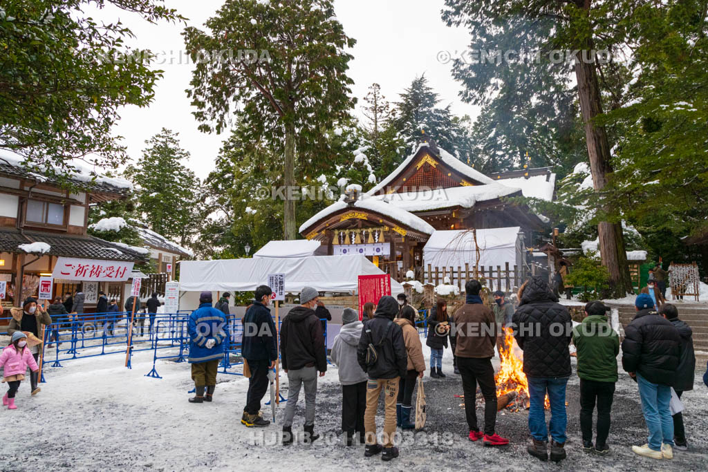 鳥取県 宇倍神社 初詣風景