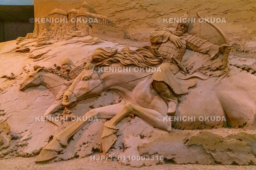 鳥取県　鳥取砂丘　砂の美術館