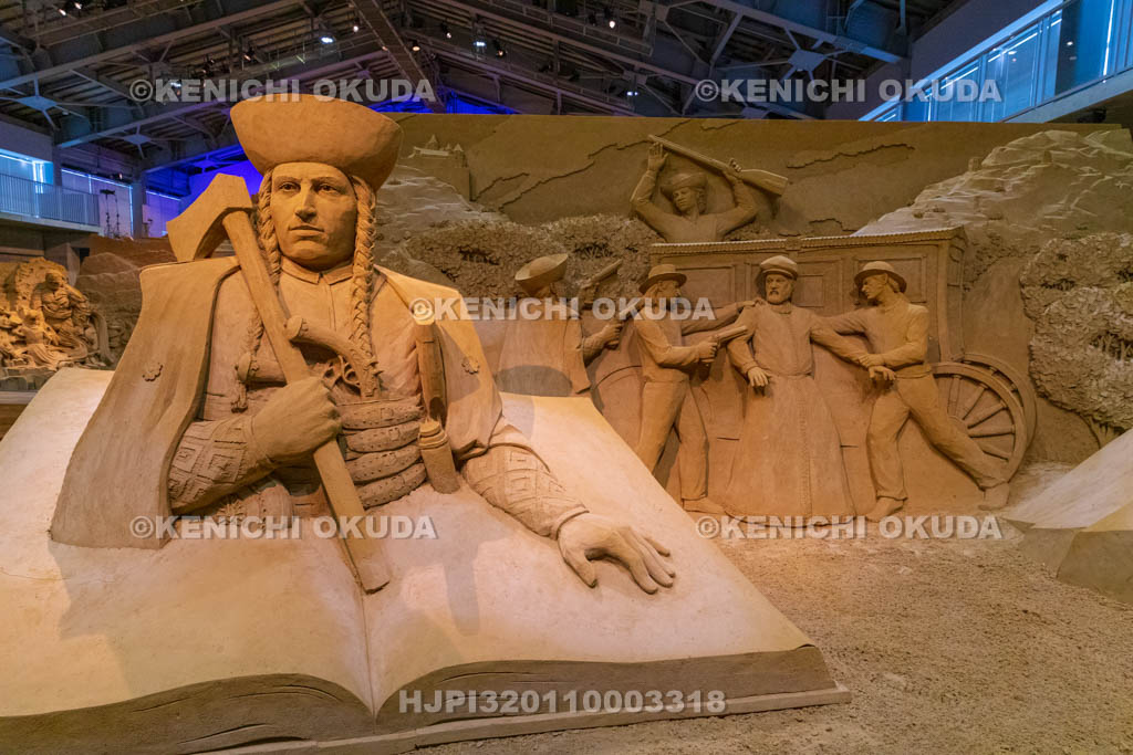 鳥取県　鳥取砂丘　砂の美術館