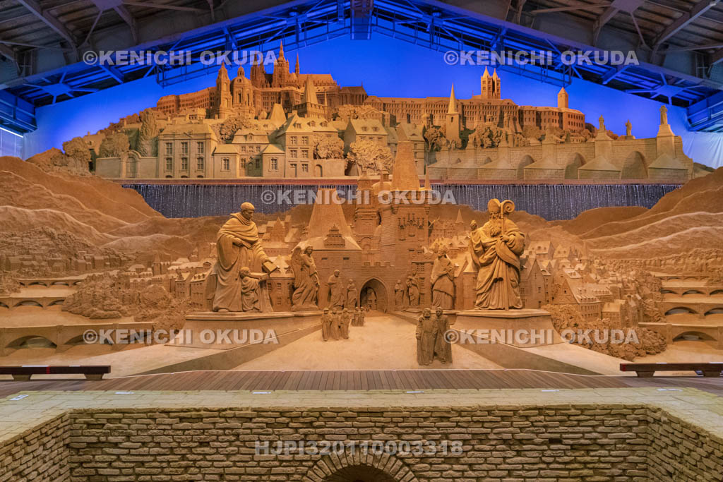 鳥取県　鳥取砂丘　砂の美術館