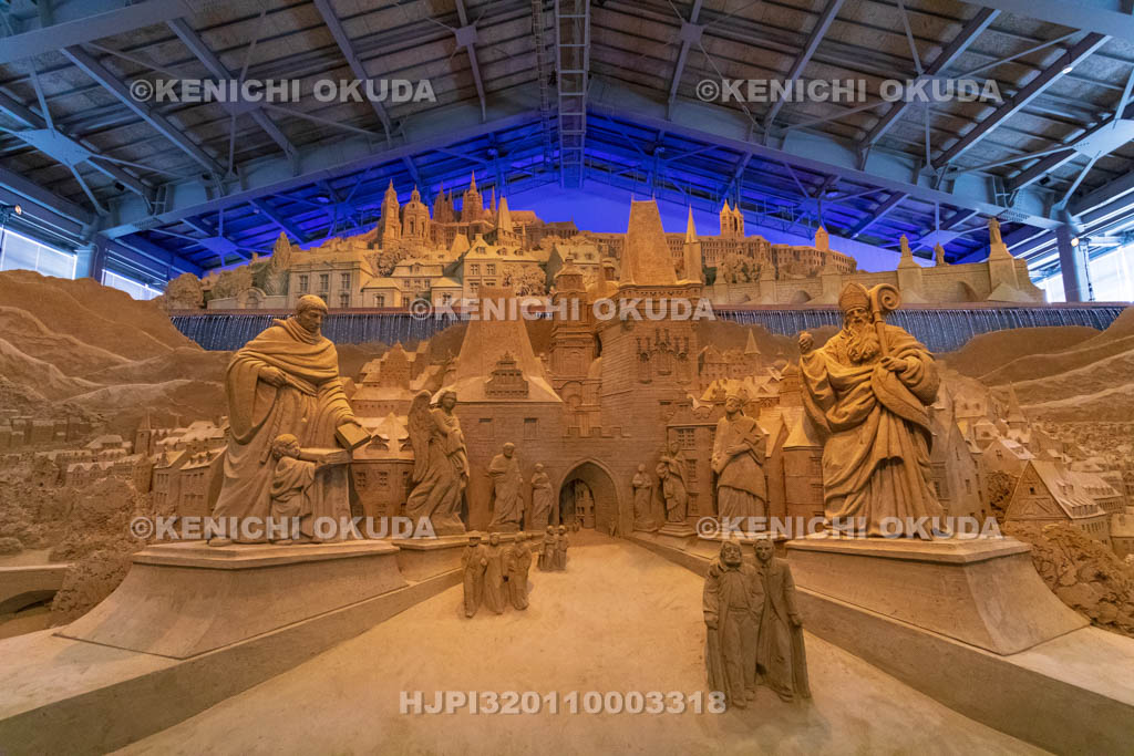 鳥取県　鳥取砂丘　砂の美術館