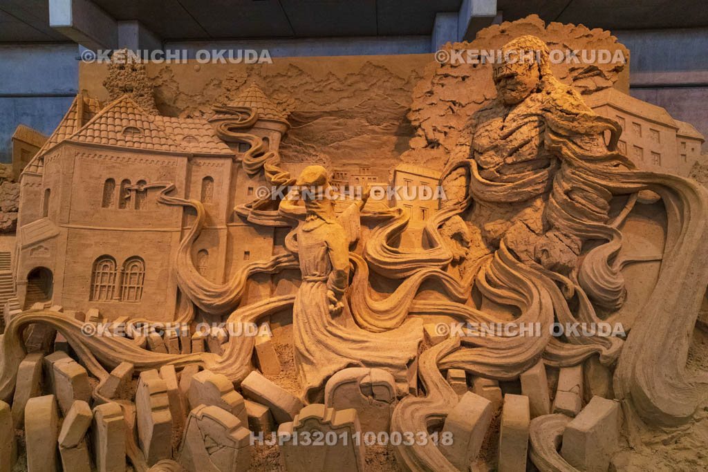 鳥取県　鳥取砂丘　砂の美術館