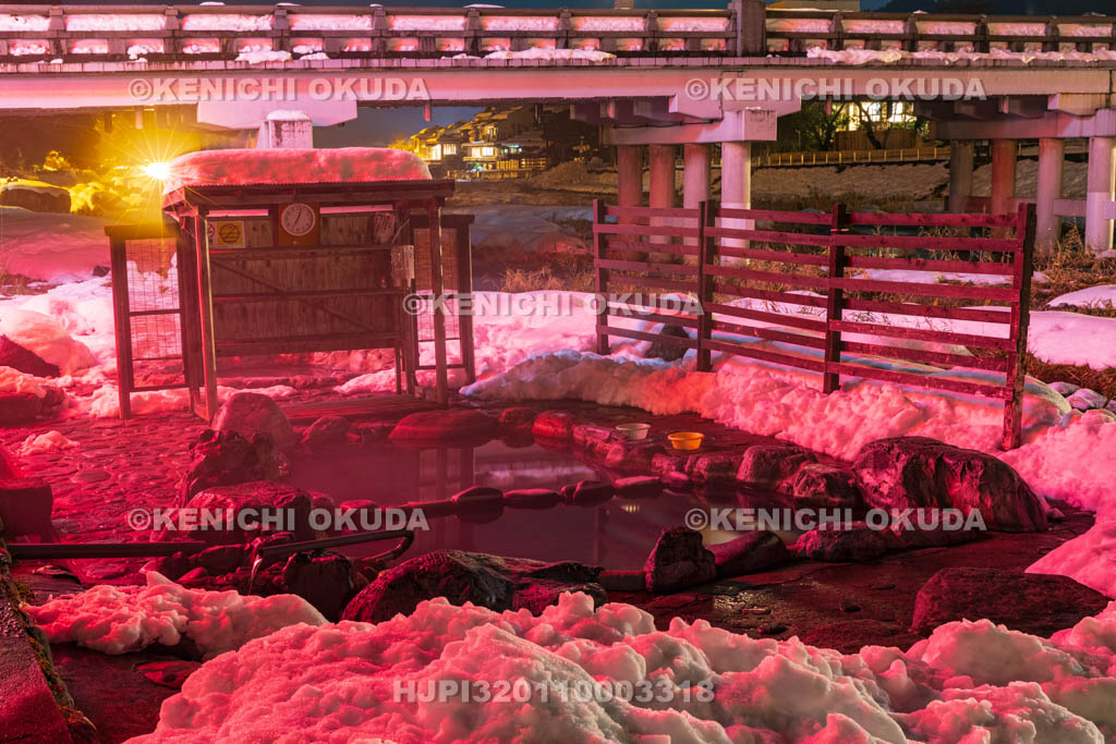 鳥取県　三朝温泉　河原風呂