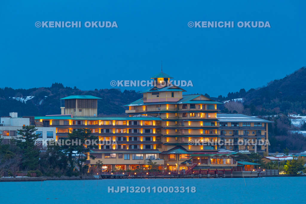 鳥取県　はわい温泉街