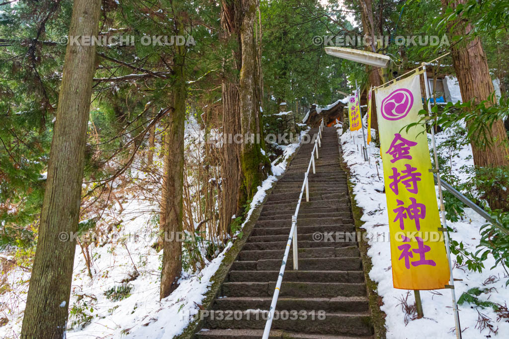鳥取県 金持神社 参道