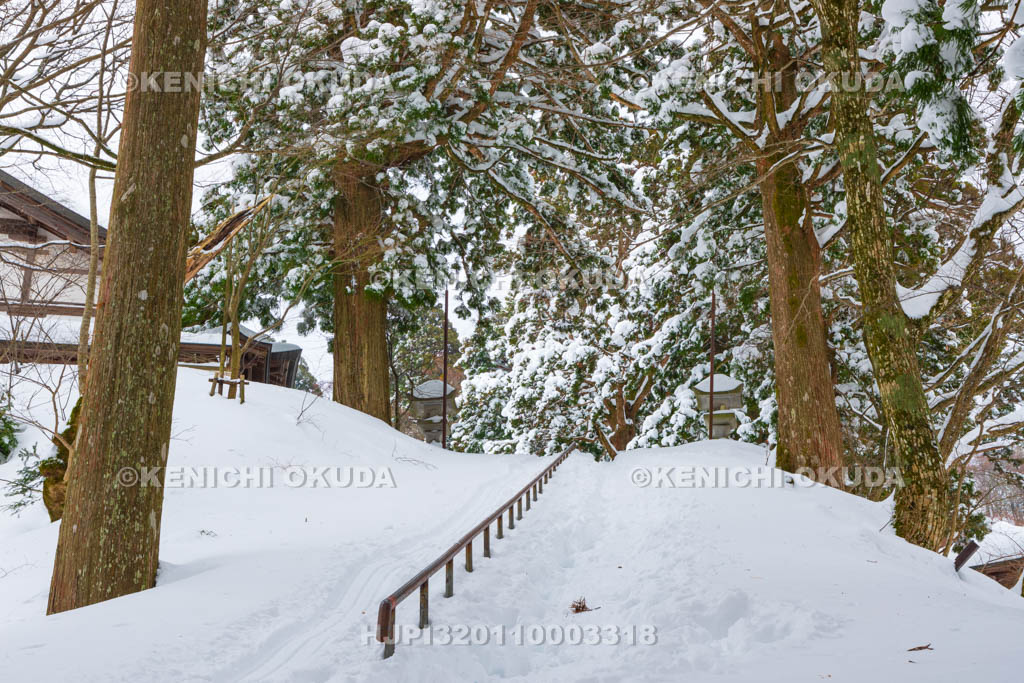 鳥取県　大山寺　参道