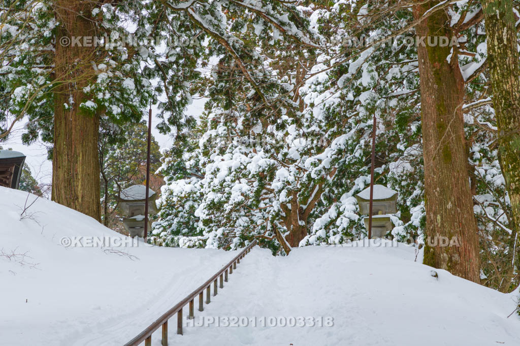 鳥取県　大山寺　参道