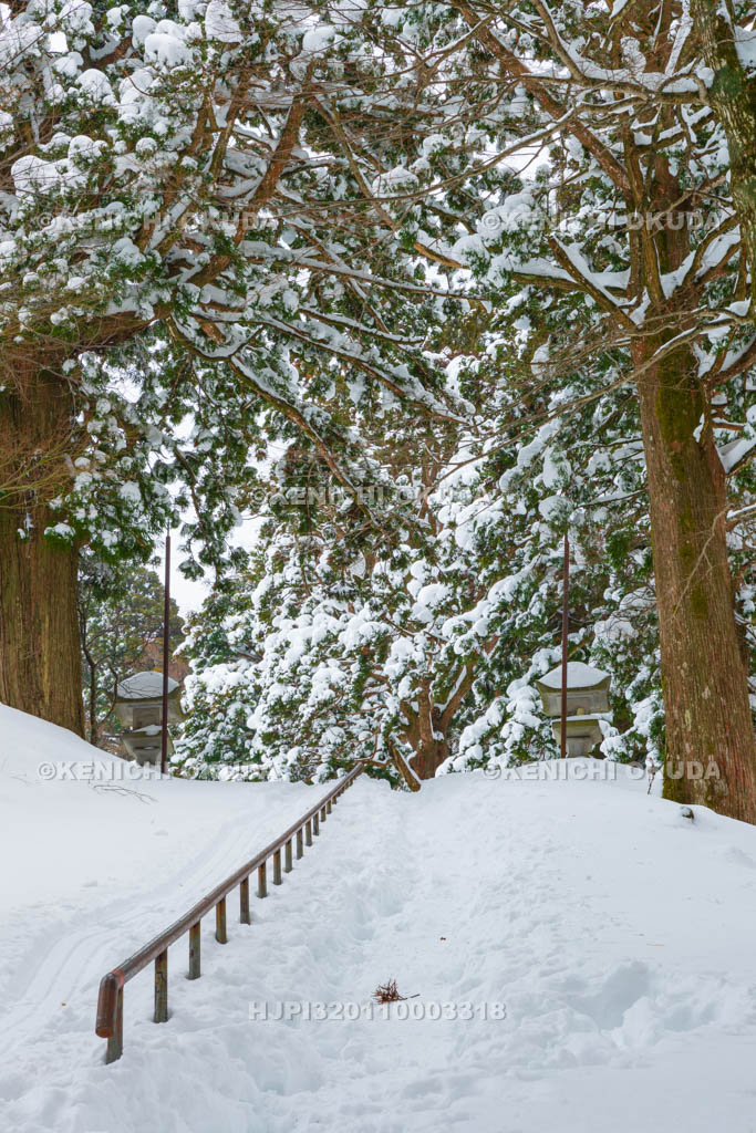 鳥取県　大山寺　参道