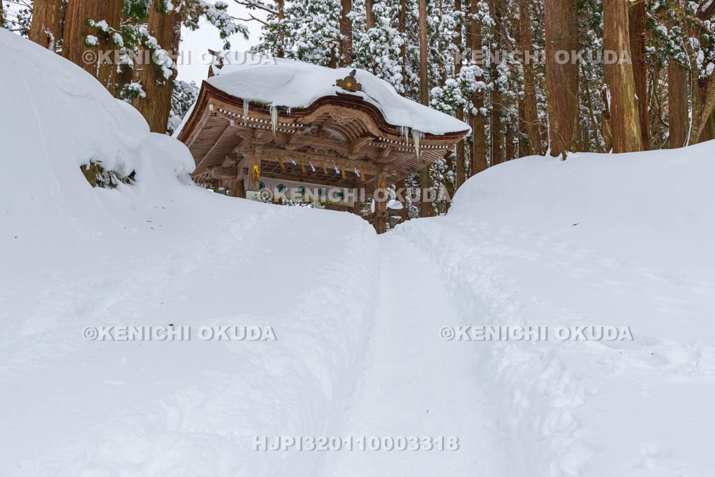 鳥取県　大神山神社奥宮　神門