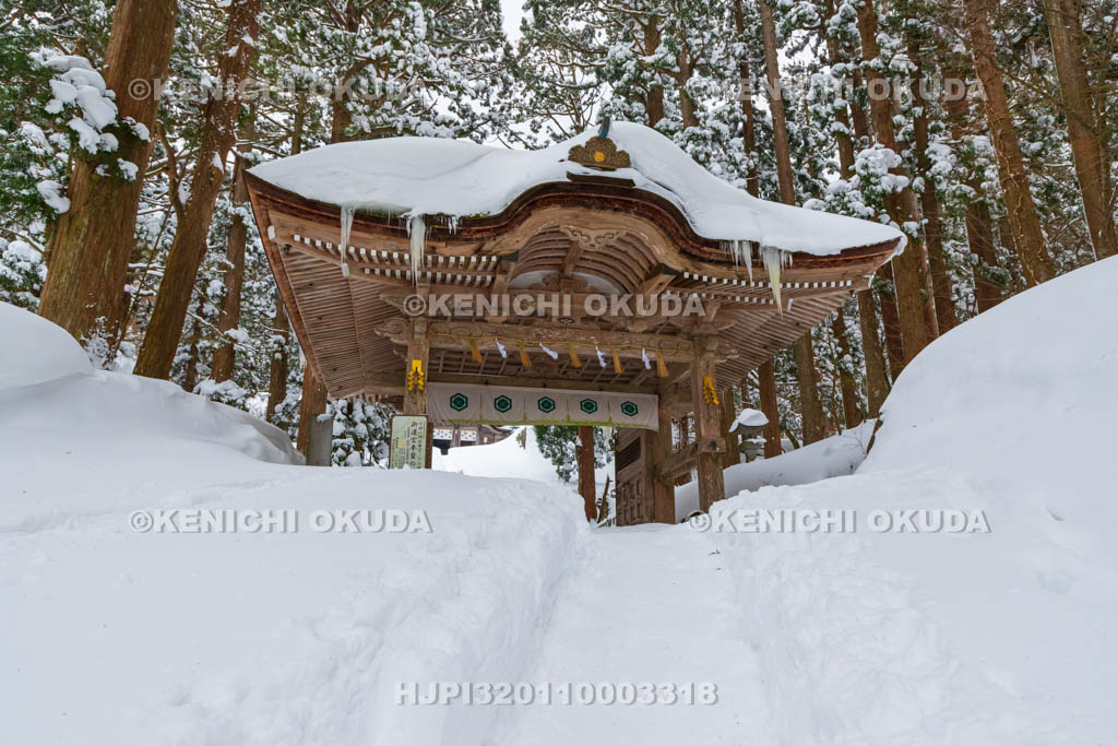 鳥取県　大神山神社奥宮　神門