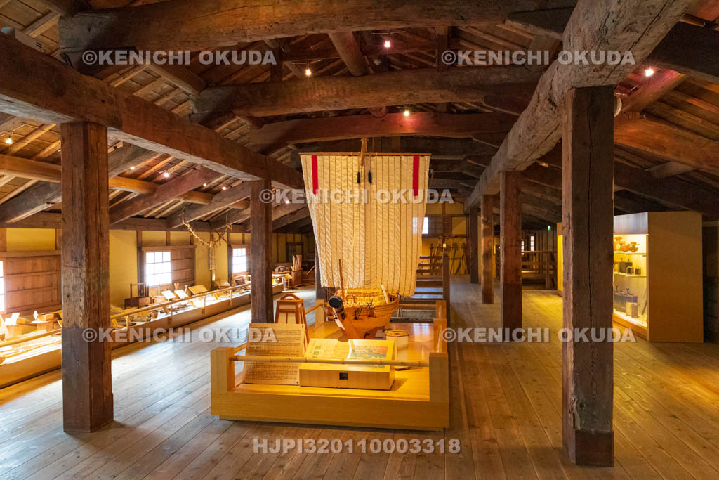 兵庫県　沢の鶴資料館　樽廻船