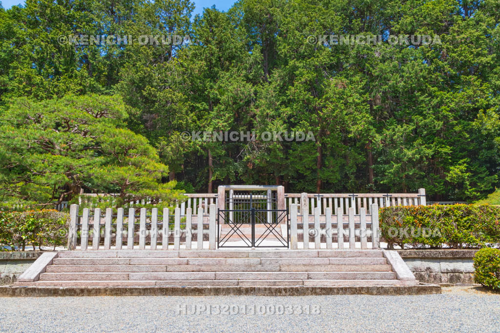 京都府　御廟野古墳（天智天皇陵）