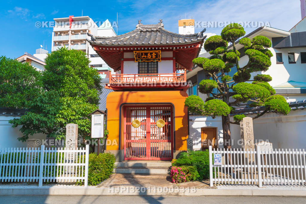 大阪府　九島院　山門