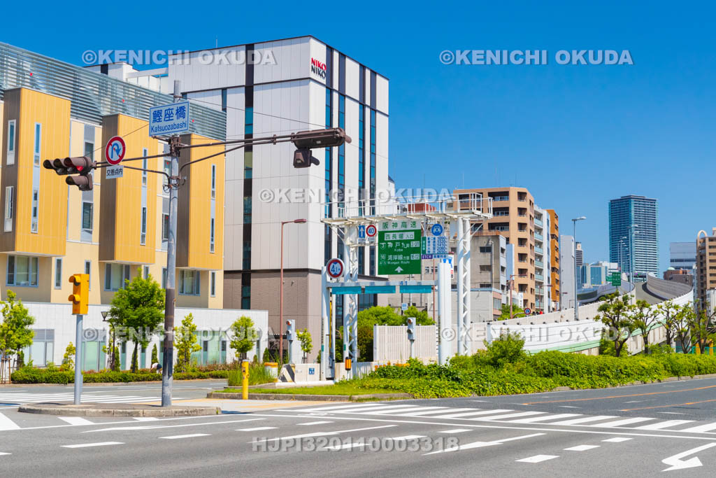 大阪府　阪神高速　西長堀入口