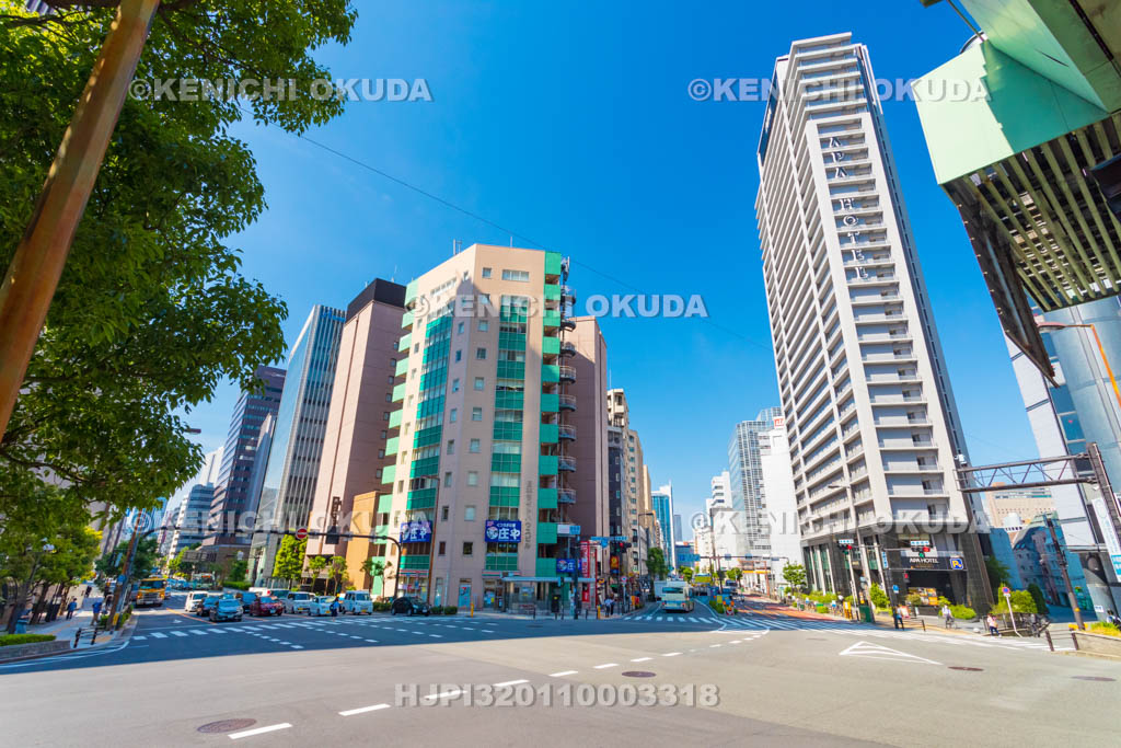 大阪府　肥後橋交差点