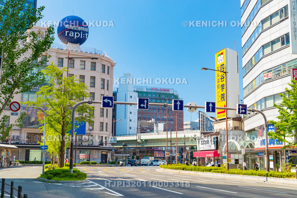 大阪府　難波西口交差点付近