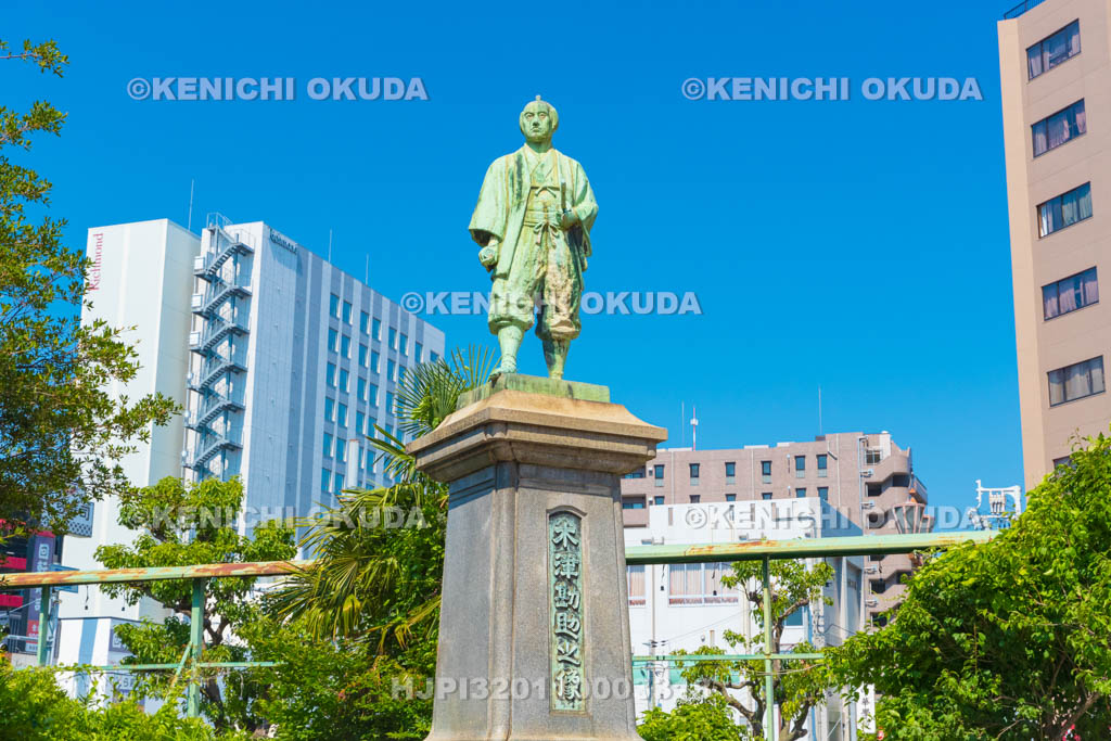 大阪府 敷津松之宮 木津勘助の像