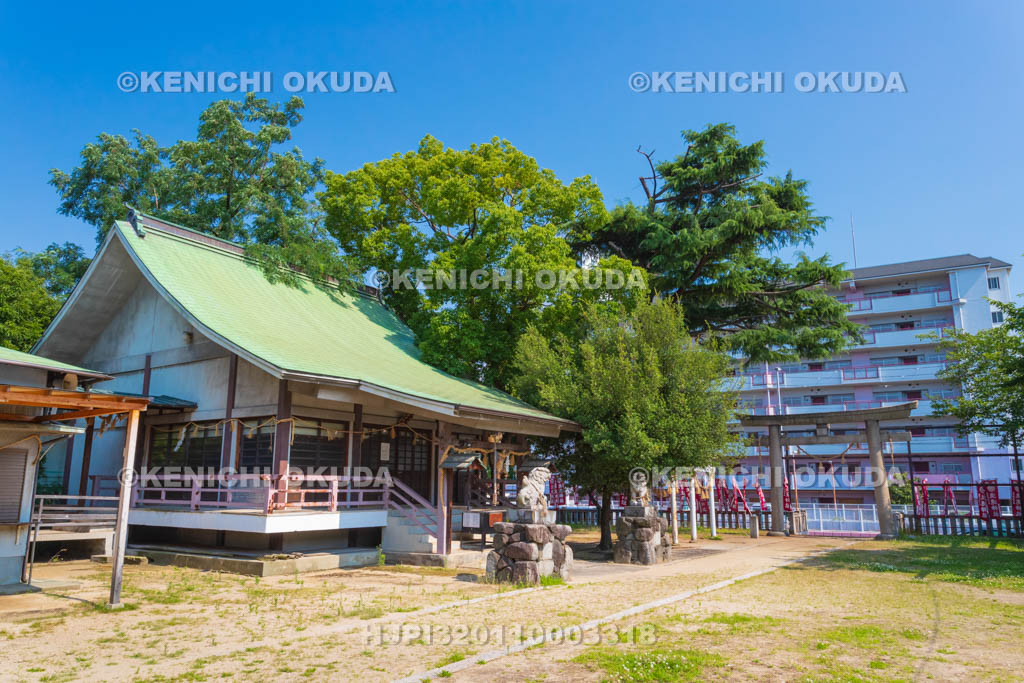 大阪府　浪速神社　拝殿