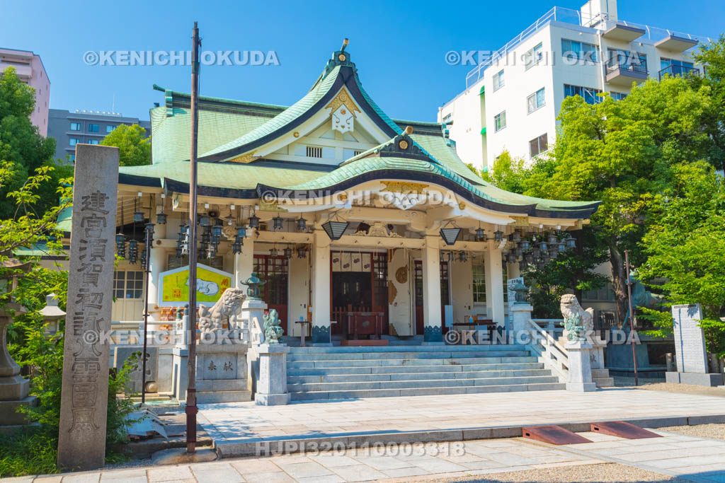 大阪府　難波八阪神社　拝殿