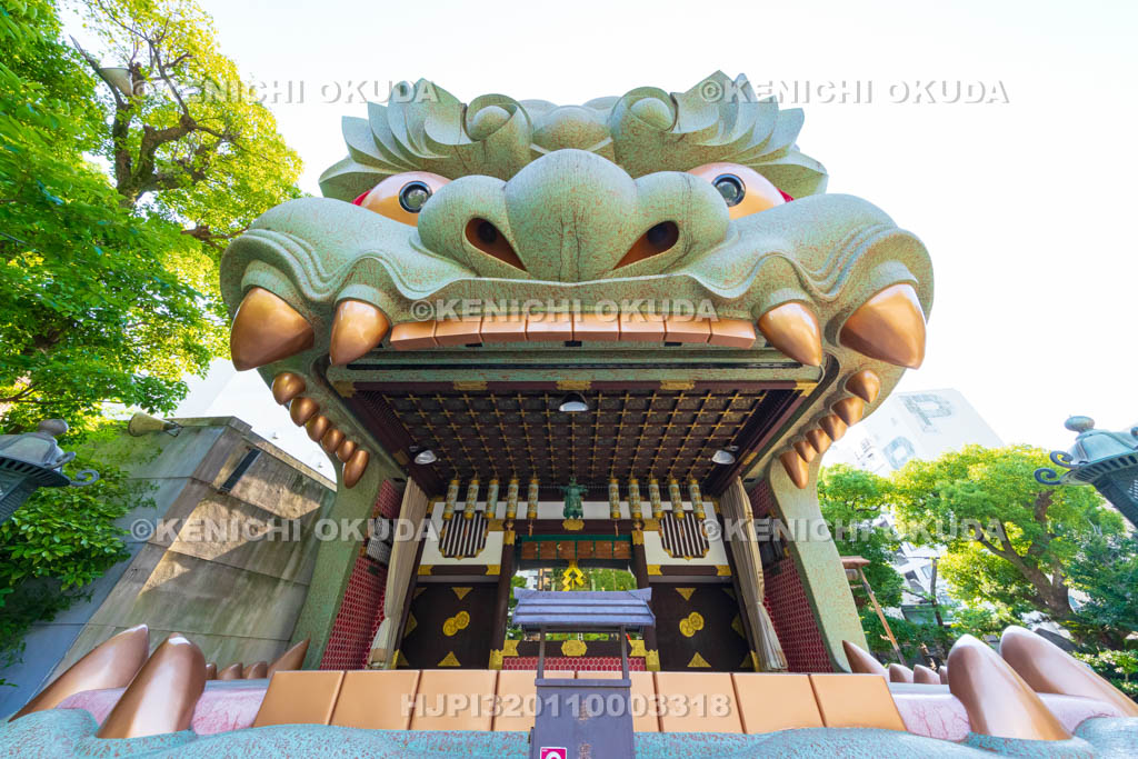 大阪府　難波八阪神社　獅子殿（獅子舞台）