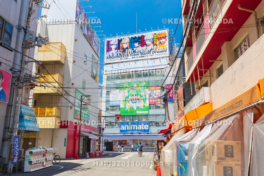 大阪府　日本橋　でんでんタウン　オタロード付近