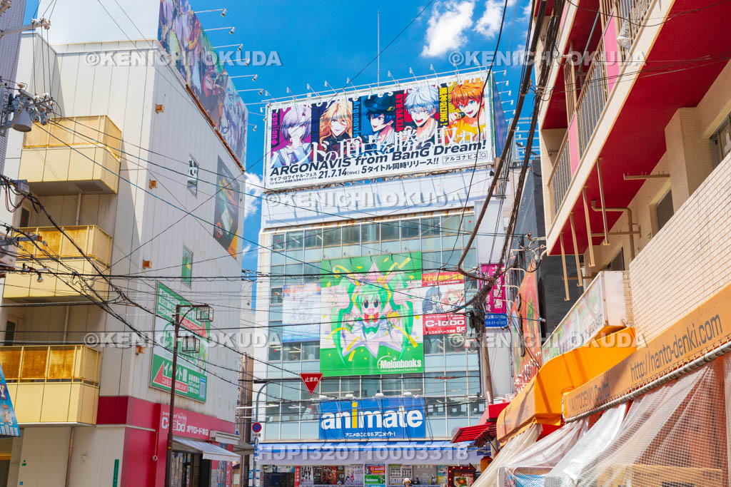大阪府　日本橋　でんでんタウン　オタロード付近